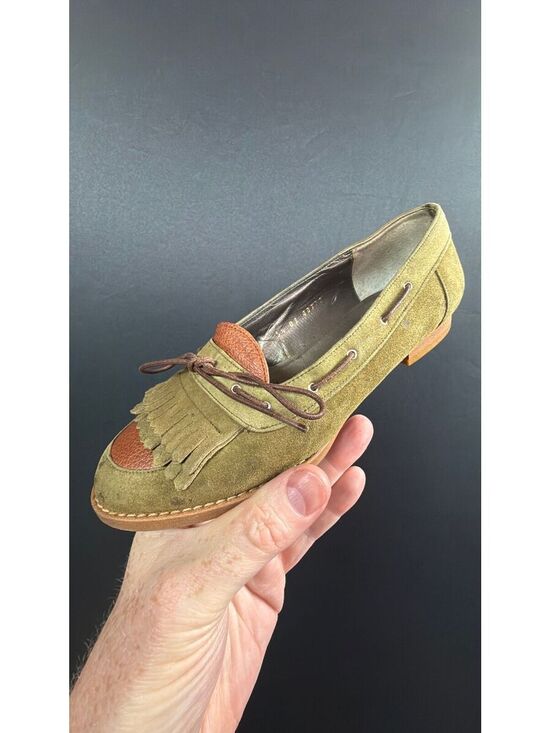 Shoes - Christian Dior Sport Green Loafers Size 5.5 W